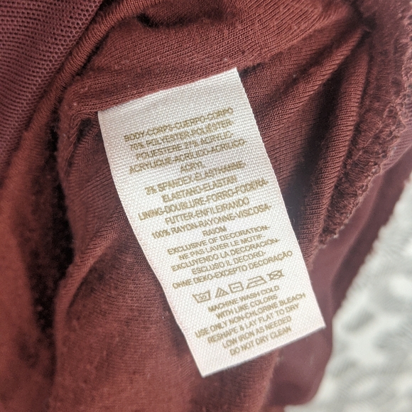 Free People Cozy Day Rust Knit Dress - Picture 7 of 8